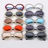 Sunglasses Clear Lens Crystal Oval Women Milan Fashion Week Luxury Designer Full Diamond Sun Glasses Female Bling Eyeglasses9375996