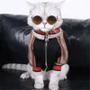 Giacca per animali domestici con design con cerniera alla moda Abbigliamento per cani stile street all'aperto Abbigliamento invernale alla moda per cuccioli Teddy Bichon327y