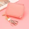 Card Holders Women Business Holder 100% Cow Leather Wallet Prevent Zipper Female Red Blue Pink Lady WM40