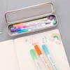 Andstal Double Lines Art Markers 펜 외출 라인 펜 Scrapbooking 펜 고급 라이너 마커 Fineliner 서예 글자 펜 색 Y200709