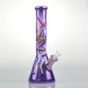 14 Inch Acrylic Water Bong Glass Smoking Pipe Hookah 7mm Beaker Hand Blown Bongs Ice Catcher Bowl Dab Oil Rigs Bubbler Filters