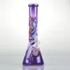 14 Inch Acrylic Water Bong Glass Smoking Pipe Hookah 7mm Beaker Hand Blown Bongs Ice Catcher Bowl Dab Oil Rigs Bubbler Filters