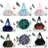 Lazy Cosmetic Bag Velvet Drawstring Bags Cartoon Makeup Organizer Storage Bags Travel Cosmetic Pouch Magic Toiletry String Bag DHT46