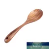 Natural Wooden Kitchen Cooking Spoons Large Salad Server Wood Fork Spoon Cutlery Set Wooden Utensils Tableware