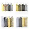 Nieuwste Mini Kleurrijke Roken Metalen Lichtere Case Case Case Shell Protection Sleeve Draagbare Innovatieve Ontwerp Sigarettenhouder DHL GRATIS