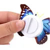 10st Colorful Light Butterfly Wall Stickers LED Night Light Hem Living Kid Room Bedroom Decor Butterfly Stickers med tejp