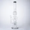 Big Glass Bong Narghilè Dab Oil Rigs Tubi d'acqua con ciotola da 14 mm 3 colori Fumo Bong d'acqua WP2121