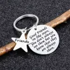 Sister Keychain Gifts from Friendship Keychain for Best Friends Teenage Girls Women Cousin Step Sister Keyring Keychains charms G1019