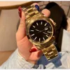Horloges Luxe heren dames unisex horloges Topmerk 36 mm wijzerplaat Volledig roestvrijstalen band Waterdicht gouden quartz horloge voor mannen dame kerstcadeau montre de luxe