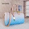 Gradient Pillow Bag Quality Shoulder Crossbody Bags Women Retiro Printed Handbag Classic Zipper Interior Pocket Large capacity 33c245Q