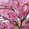 Flores Artificiais Árvore de cereja Simulação Planta Home Decor Sala de estar Hotel Decoração de Casamento Sakura
