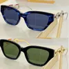 Women cat eye sunglasses woman 22545 butterfly plate frame designer glasses fashion metal chain mirror legs top UV400 protective b324p
