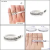 Ring Sizers Jewelry Tools & Equipment 50Pcs Sizer Uk Usa British American European Standard Size Measurement Belt Rings Finger Screening Jew