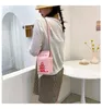 Kvällspåsar 2021 kinesiska stil kvinnor höga läder handväskor kvinnlig designer låda formade tornmönster axel crossbody pures causal sac