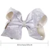 New rhinestone clear jojo siwa bows girls hair clips siwa kids barrettes hot sale baby BB clips designer hair accessories 5.5inch 330 Y2