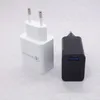 QC3.0 Carregador de Parede Rápido Carregamento Rápido Carregamento 5V 3A 9 V 2A 12V 1.5A Viagem Adaptador Adaptador Casa para Moblie Telefone