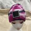 Winter Beanies Unisex Knitted Hats Classical Designer Skull Caps Boonet Tie-dyed Crochet Hat Chunky Knit Cap Outdoor Beanie Ear Muff Adhesive Label Gifts