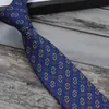 Brand new men's silk ties premium silk tie yarn-dyed tie business high-end gift box tie 7.0cm