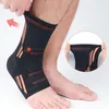 Soporte de tobillo 1pc Hombres Mujeres Anti Fatiga Circulación Brace Wrap Hinchazón Alivio Compresión Deportes Pie Calcetines