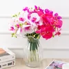 Decorative Flowers & Wreaths 15 Phalaenopsis Artificial Flower Arrangement Home El Dining Table Office Decoration Wedding Bedroom