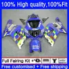 Forma wtryskowa OEM dla Suzuki GSXR 600CC 600 750 CC K1 600CC 2001 2002 2003 Body 19no.69 GSXR-600 GSXR-750 GSXR600 01-03 GSXRR-750 GSXR650 01 02 03 Wording Movistar Blue Kit