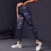 Hög midja blå kamouflage leggings push up black leggins sport kvinnor fitness löpande gym byxor energi 211108