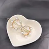 Clip di perle di cristallo Fermaglio per capelli in metallo Elegante fermaglio per fermagli per capelli da sposa Clip per strumenti per lo styling dei capelli per le donne3646660