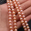 100% Real Natural Saltwater Akoya Okrągły Luźne Koraliki 6-8mm Rozmiar do wytwarzania biżuterii DIY Urok Pearl Bransoletki Naszyjniki