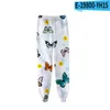 Męskie spodnie 3D Butterfly Drukuj Moda Unisex Jogger Harem Pant Casual Hip Hop Mężczyźni Kobiety Długie Luźne Spodnie Fitness Spodnie dresowe 4XL