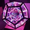 Infinity dodeca￨dre lampe cr￩ative couleur cool art nocturne lumi￨re d￩coration d￩coration de No￫l
