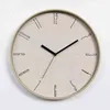 ミニマリストの現代のデザインの壁掛け時計の静かなラウンドヨーロッパのデジタル壁時計イスラムの再販済みの部屋の装飾BD50WC H1230