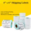 4" x 6" Shipping Labels Compatible with Label Printer Self Adhesive Label Sticker Premium Adhesive Blank White Rectangle Address Thermal Label 350 sheets