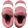 Slippers Winter Women Closed Warm Lining Cozy Home Indoor Short Plush Floor Shoes Couple Adult Mute Hairy Slides