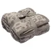 Blankets Half Fleece Blanket Children039s Knitted Leopard Plus Barefoot Dream87337296678011