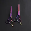 Hair Scissors Professional Steel 6 Inch Colorful Diamondshaped Left hand Cutting Set Thinning H