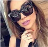 Kim Kardashian Güneş Gözlüğü Lady Düz Üst Gözlük Lunette Femme Lüks Tasarımcı Güneş Gözlükleri Kadın Perçin Kare Sunglass UV400