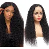 Full Human Hair Wig T Part Lace Front Wigs Silky Straight150% 180% 250% Densité 1B # Perruques De Cheveux Humains RQY4348