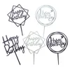 Ankomst cupcake cake topper Happy Birthday Flags Kids Party Baking Decoration Diy Decor Supplies Y200618