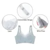 Soutiens-gorge pour femme dentelle Bralette fil actif gratuit Push Up Lingerie sous-vêtements pour femme bretelles convertibles livraison gratuite nouveau