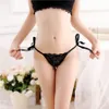 Lace Waist T Back Panties Ties women underwear straps thongs G Strings Sexy Lingerie women clothes will and sandy