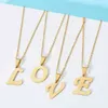 Zmzy A-Z Set 26 stks / partij Gemengde Letter Ketting Hanger Alfabet Rvs Choker Initial Kettingen Dames Meisjes Sieraden Ketting