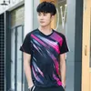 New Towminton Top Men039s and Women039S Sports Short Quick Drying Tshirt Halfe Sleeve Table Tennis Tennis Comply9894534