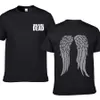 Yürüyen Ölü Pamuk Erkekler T-Shirt Hip Hop Moda Serin T Shirt Gevşek Yaratıcı Streetwear Yenilik Açı Üst Tee Erkekler 210629