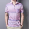 Ymwmhu herrpolo skjorta kort ärmmode sommarstoppar coola streetwear fit slim polo skjorta män kläder dropship 210308