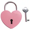 Heart Shaped Concentric Lock Metal Mulitcolor Key Padlock Gym Toolkit Package Door Locks Building Supplies RRD11444