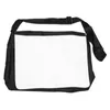 DHL50PCS Messenger Bag Sublimation DIY Blank Canvas Large Style Cross Flap Cover Axel Väskor 16inch
