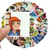 50 pcs misturado graffiti skate stickers popular desenhos animados jovens para carro laptop frigorífico capacete pad bicicleta bicicleta motocicleta ps4 livro guitarra pvc decalque