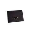 Card Holders Credit Wallet Designers Men and Women Black Fashion 2022 Passport Cover ID Business Mini Coin Pocket for Ladies Purse Case Triangle