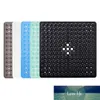 Colorful Shower Mats Square Plastic Non Slip Bathroom Mat With Drain Holes Anti-Mould Machine Washable Bathtub Mat For Hotel Factory price expert design Quality