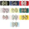 Flickor Blomma Bow Headbands Barn Bowknot Princess Big Hair Band 2021 Tillbehör Barn Boutique Hairbands